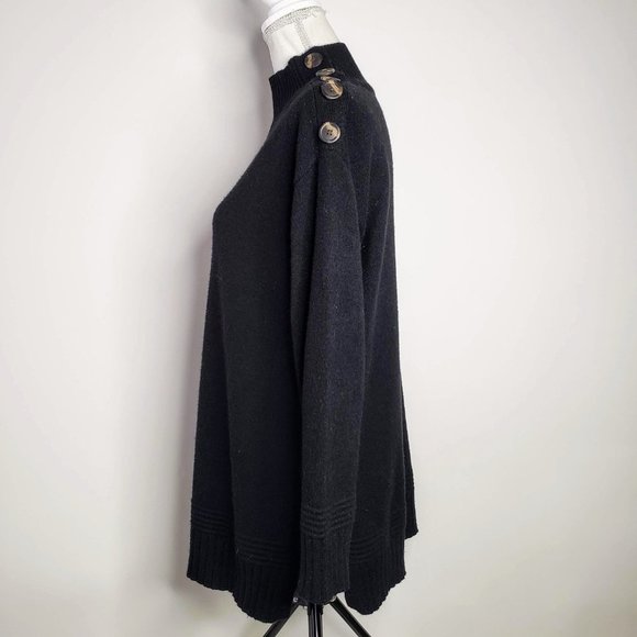 Anthropologie Five button Shoulder Sweater S - Picture 5 of 9